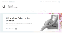 Desktop Screenshot of drlinde.com